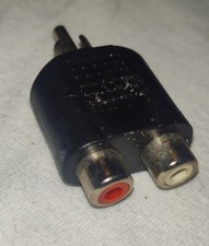 RCA Y Splitter Audio Video Plug Converter 1-Male to 2-Female Cable Adapter x50