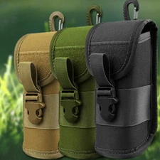 Tactical MOLLE Sunglasses Bag hockproof Protective Box Eyeglass Case Hard Shell