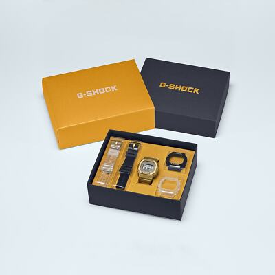 CASIO G-SHOCK DWE-5600HG-1JR Box set with replacement parts Men's