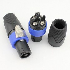 1 x 4-Pole Male Speakon Connector Head Line Plug for Cable NEUTRIK NL4FC