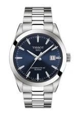 TISSOT Men's GENTLEMAN POWERMATIC 80 SILICIUM Blue Dial Watch T127.407.11.041.00