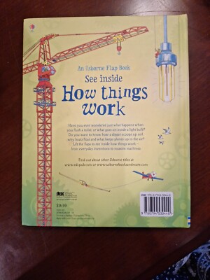 An Usborne Flap Book - See Inside How things Work - By Conrad