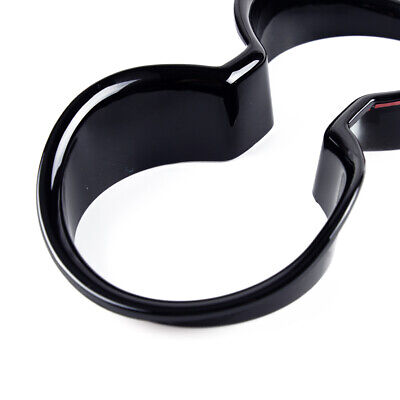 Black Car Water Cup Holder Frame Cover Trim Fit For Jeep Cherokee 2014