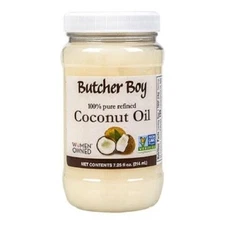 1x Butcher Boy Coconut Oil 100% Pure Refined Non-GMO Non-Hydrogenated 7.25 oz.