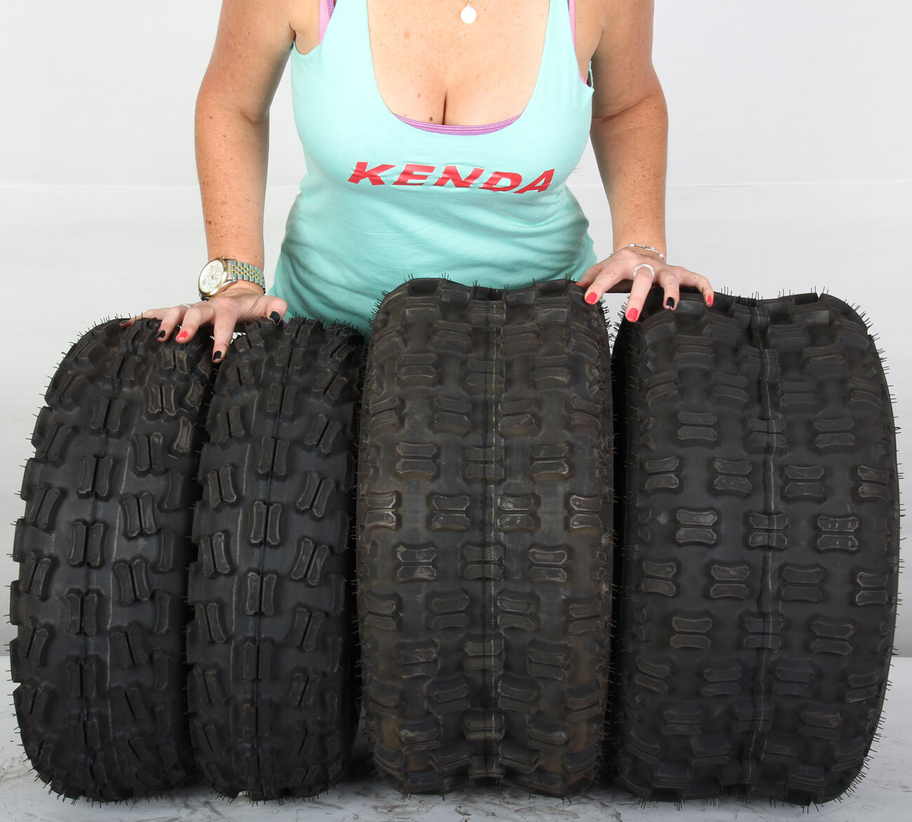 20x78, 22x1110 KENDA K300 DOMINATOR ATV UTV FRONT & REAR TIRE KIT 4