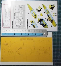 Hunter M700169 1/700 JMSDF DD-115 Akizuki deck masking sheet for PIT-ROAD J52