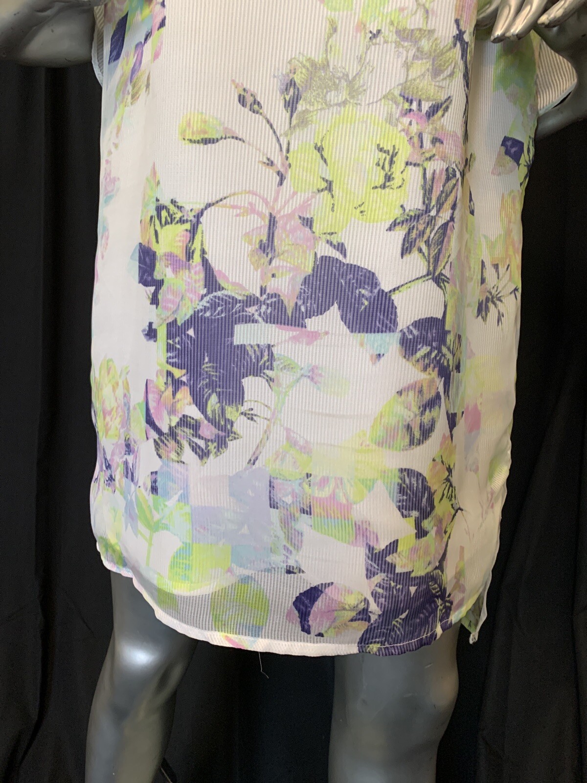 Bcbgeneration Floral Spaghetti Strap Shift Dress … - image 4