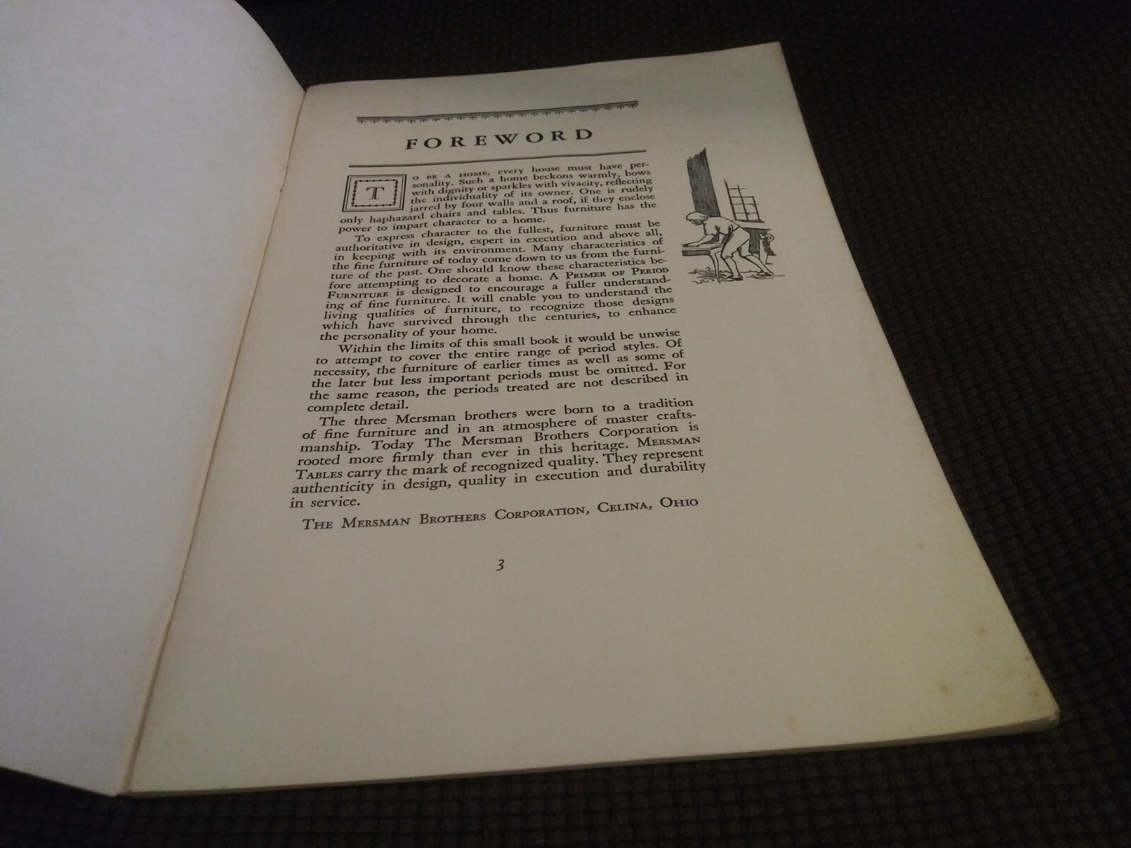 Primer of Period Furniture Mersman Brothers Furniture Company Catalog