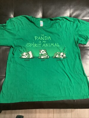 #ad WOOT T Shirt XL “ The Panda IS My Spirit Animal” $9.49