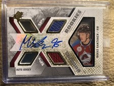 15-16 Mikko Rantanen SPX Auto Jersey RC #157/499 Avalanche 🔥