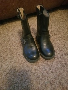 frye zip up boots
