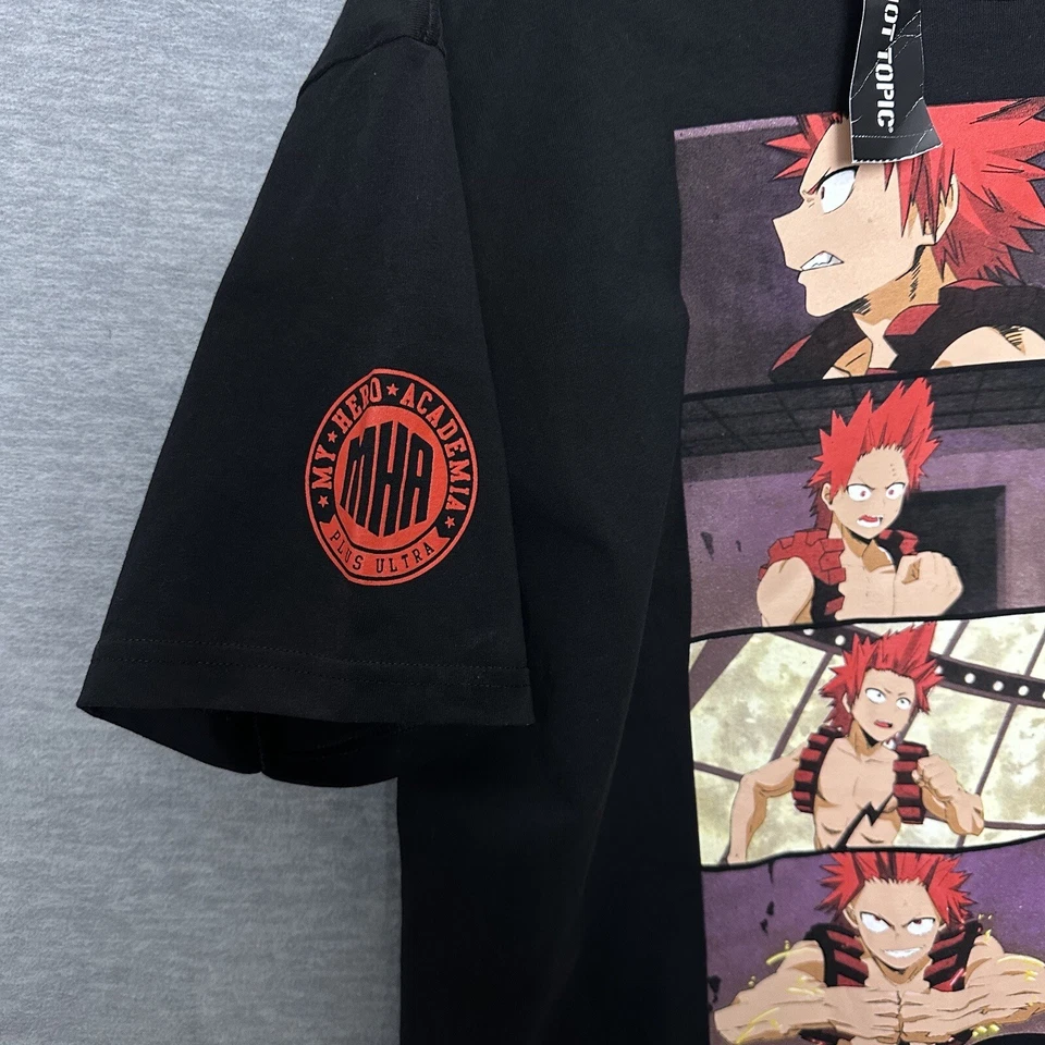 Camiseta Hot Topic My Hero Academia Negra Talla XL Anime Manga Corta Funcionamiento Foto 3 de 4