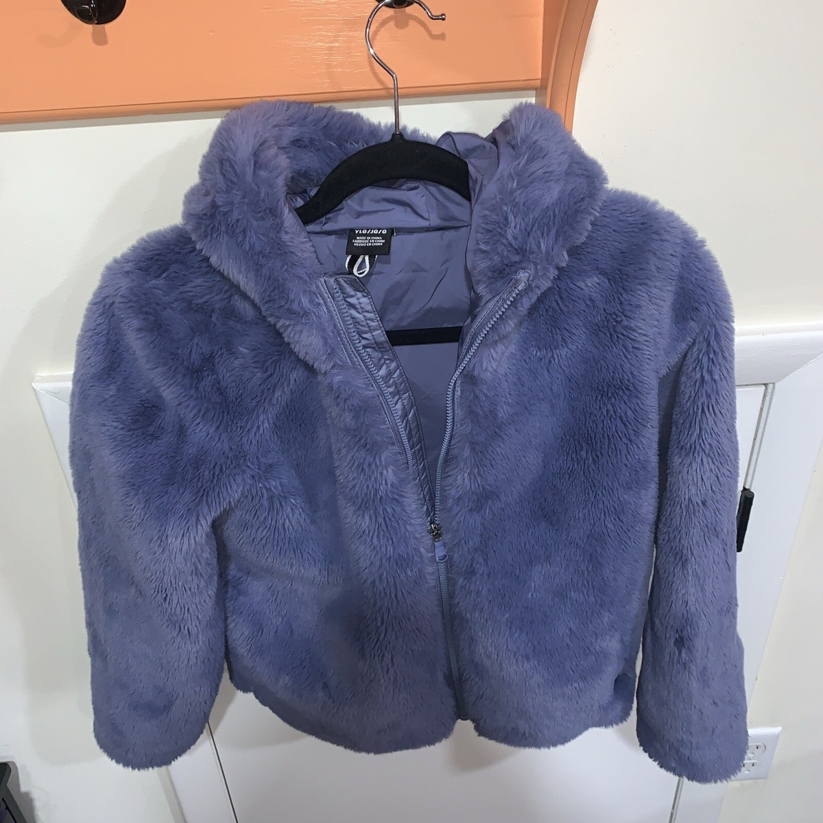 Furry Soft Fuzzy Jackets Long Sleeve Cozy Fleece Hooded