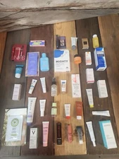 Mixed Lot Beauty Samples Hanskin Hero Pixi Sole Origins Lancome DHC Vichy Clarin