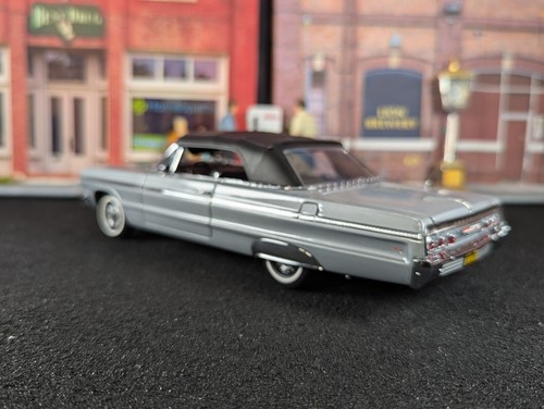 1964 Chevrolet Chevy Impala SS Convertible WCPD VERY RARE COLOR Satin Silver - Picture 16 of 24