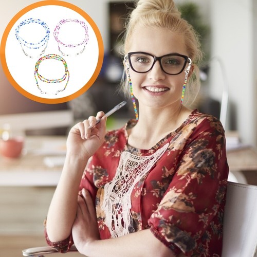 3 Pcs Anti-slip Glasses Lanyard Miss Rope Girls Spectacle Chain Women ...