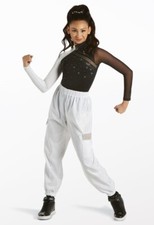 EUC Weissman Hip Hop Dance Costume White Bubblegum 14878 Size SA Small Adult