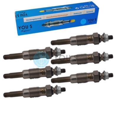 6 Pièce You.S Bougies de Préchauffage pour Mercedes Classe E (W/S124) G (W463)