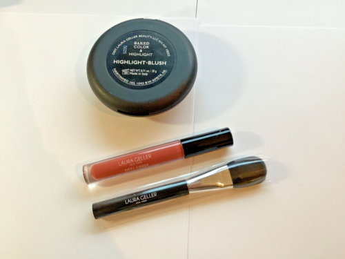 Laura Geller Supersize Highlight-Blush Palette 20gr + Brush + - Picture 2 of 2