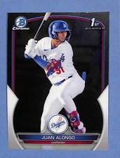 2023 Bowman Chrome Prospects Juan Alonso #BCP-137 Los Angeles Dodgers