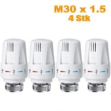 4 Stk Thermostatkopf Heizkörper Regler Thermostat Kopf Heizung Ventil M30 x 1,5