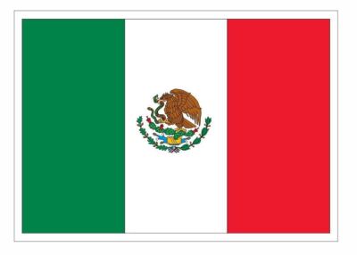 Mexico Flag Sticker Decal