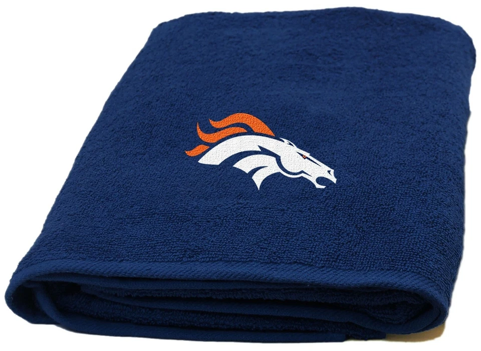 Toalla de baño Denver Broncos dimensiones son 25" x 50" Foto 3 de 4