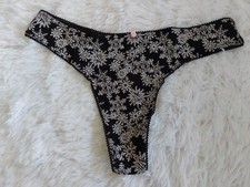 NWT Victoria's Secret Cotton Thong Panty Size M 41