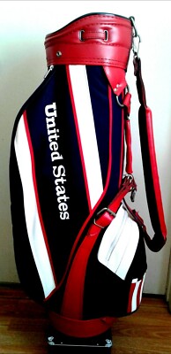 U S Ryder Cup Golf Bag, Valderama 1997, with vintage PGA Ryder Cup