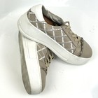 Alfie and Evie Frankie platform leather sneaker beige us8.5 discreet chic 2024