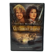 Cut Throat Island DVD 1995 Geena Davis Matthew Modine Pirate