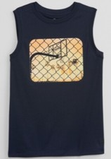 Gap Fit Kids Graphic Tank Top Small 6-7 New With Tags Free Shipping