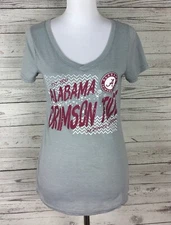 Creative Apparel Concepts Women’s Gray Alabama Crimson Tide T-Shirt Size M