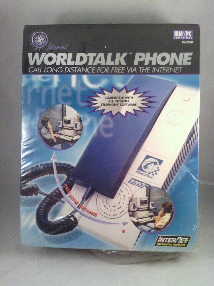 WorldTalk Phone InterAct SV-2030 PC Internet VOIP IBM/PC kompatibel, versiegelt, NEU - Bild 1 von 4