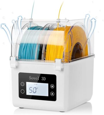 Sovol SH01 3D Drucker Filament Trockner Trocken Aufbewahrungsbox Filament-Halter
