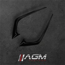 AGM Customs Ford Fiesta MK7.5 ST Front Bumper Fog Surround Extension Gloss Black