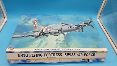 Hasegawa B-17G Flying Fortress Model Kit. Scale 1:72 Swiss Air