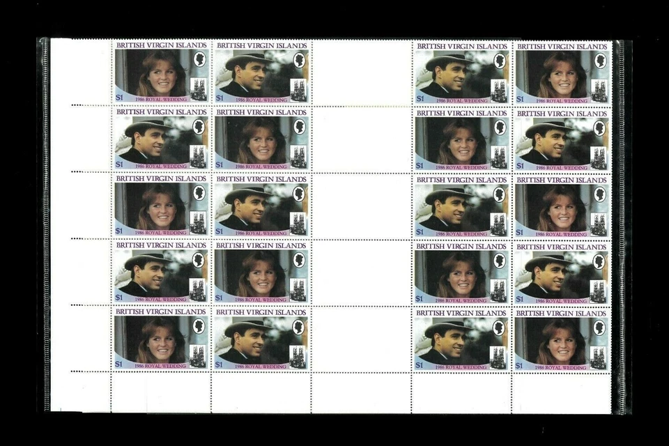 Virgin Islands 537-40. Full & Partial Sheets (85 sets). Cat.204.00.  Whiolesale - Image 2 of 2