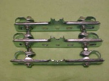 3 Utility Brackets For Bicycle Sissy Bar Tool Bag Tail Light Plate Reflector nos