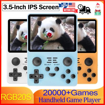 Powkiddy RGB20S Handheld Game Console 3.5 inch Retro Video Games System 20000+