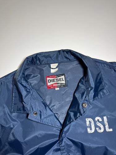 Vintage 90s Diesel Big Logo Lightweight Coach Jacket Size XXL - Bild 8 von 15