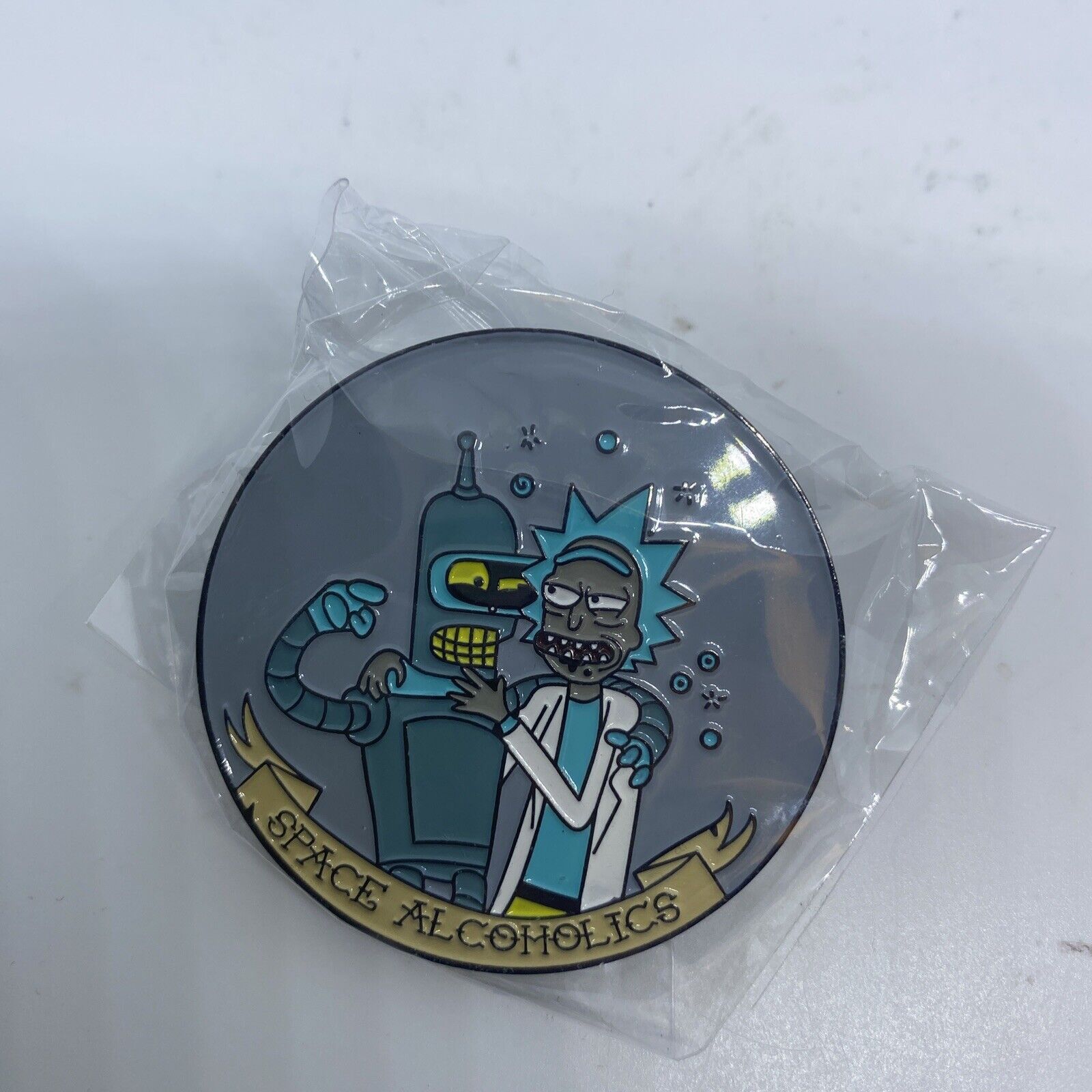 Rick And Morty X Breaking Bad Enamel Pin