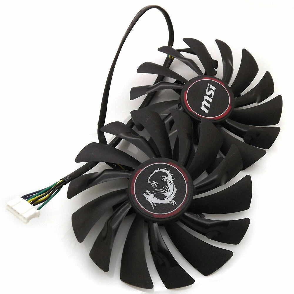 MSI GTX 1080 1070 1060 RX 580 570 ARMOR GAMING PowerLogic Fans