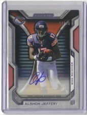 ALSHON JEFFERY 2012 TOPPS STRATA ROOKIE AUTOGRAPHS RED RC AUTO 14/25 BEARS