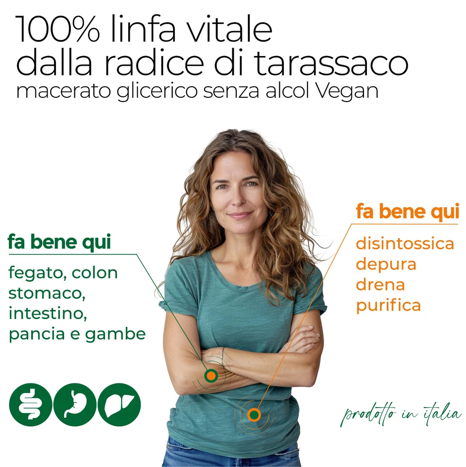 Integratore Tarassaco in Gocce 100ml Detox Fegato e Intestino Drenante Forte - Immagine 3 di 4