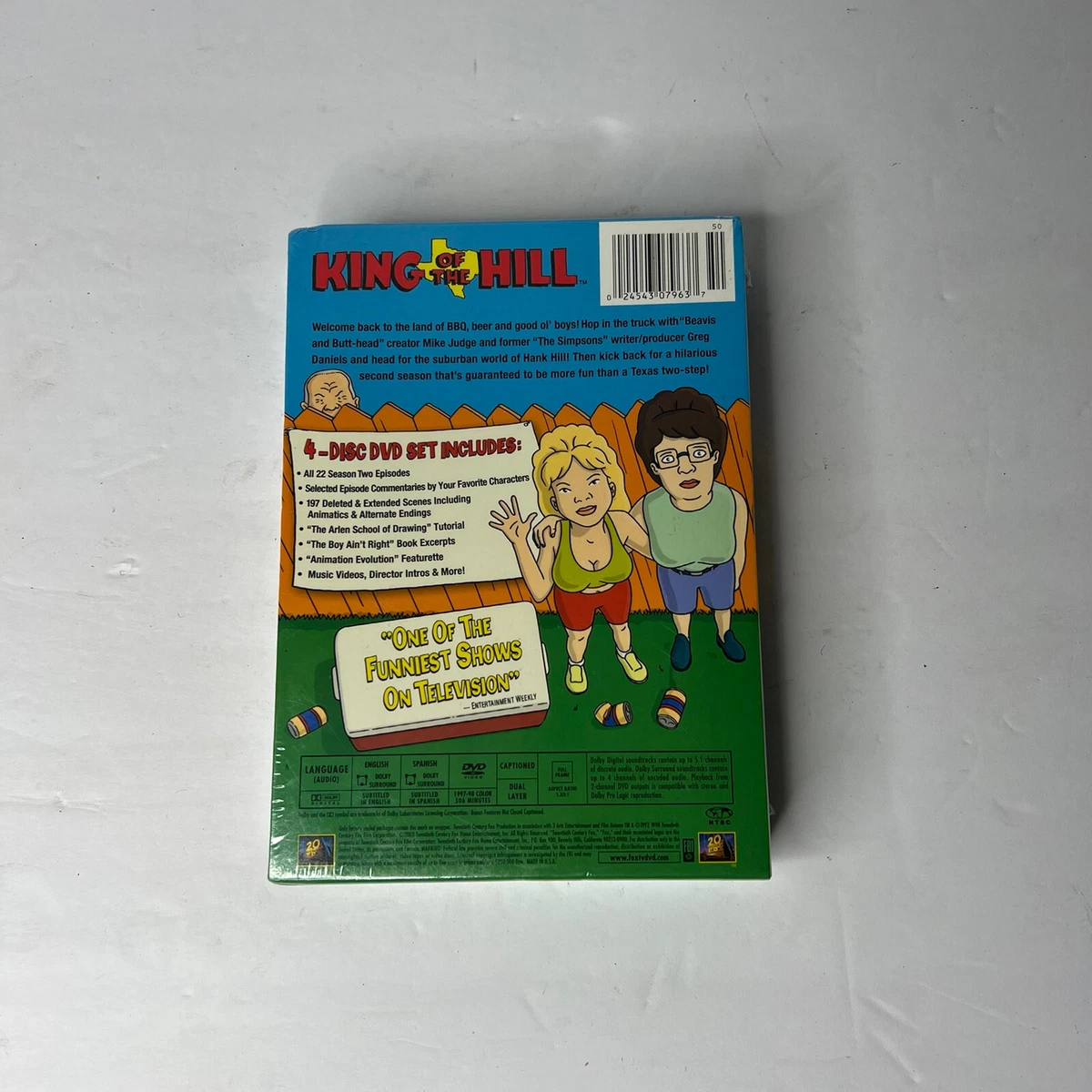 King of the Hill: The Complete 2nd Season (DVD, 1997) for sale online