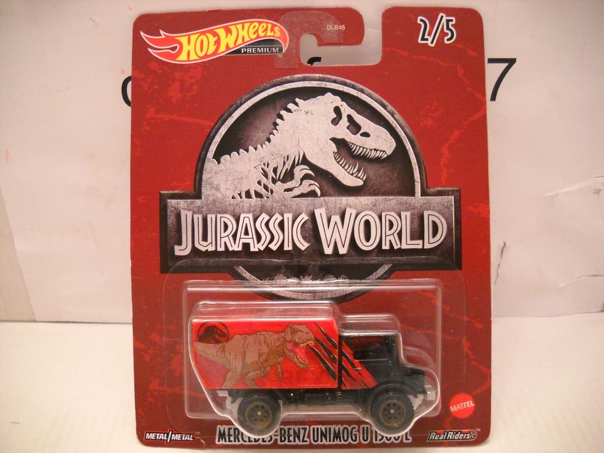 Hot Wheels Premium Jurassic Park World Pop Culture Set Tour Bus 38