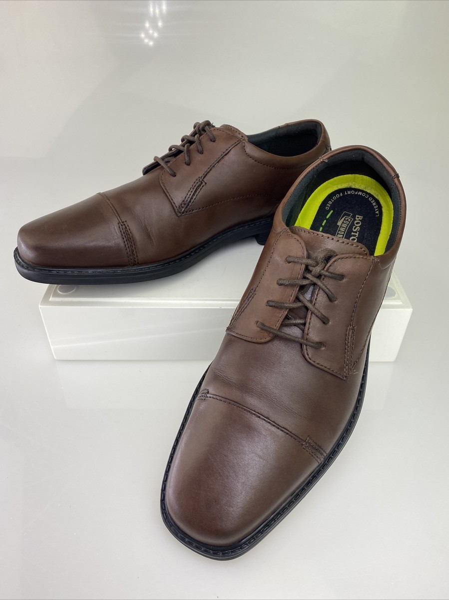 Bostonian Cap Mens Brown Wide Oxfords & Lace Ups Cap Toe  display picture 3