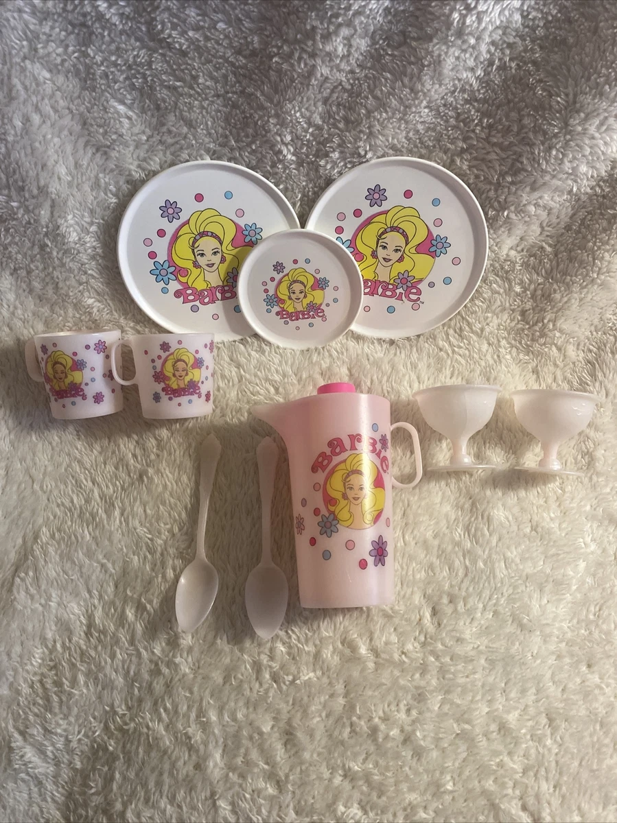 Vintage barbie on sale tea set
