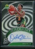 2020-21 DALE ELLIS 29/99 AUTO PANINI SPECTRA RADIANT SILVER AUTOGRAPHS